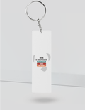 Personalized Keychain - Typographic with Custom Name - Keychain Accessories - White image 5