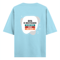 Personalized Oversized Classic T-Shirt - Typographic with Custom Name -DTG Print - humorous humor oversized classic t shirt - Baby Blue image 9