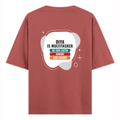 Personalized Oversized Classic T-Shirt - Typographic with Custom Name -DTG Print - humorous humor oversized classic t shirt - Coral image 8