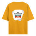 Personalized Oversized Classic T-Shirt - Typographic with Custom Name -DTG Print - humorous humor oversized classic t shirt - Golden Yellow image 7
