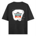 Personalized Oversized Classic T-Shirt - Typographic with Custom Name -DTG Print - humorous humor oversized classic t shirt - Black image 6