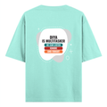 Personalized Oversized Classic T-Shirt - Typographic with Custom Name -DTG Print - humorous humor oversized classic t shirt - Mint image 8