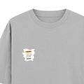 Personalized Oversized Standard T-Shirt - Modern with Custom Name -DTG Print - Grey Melange image 12