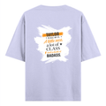 Personalized Oversized Standard T-Shirt - Modern with Custom Name -Embroidery Print - Lavender image 10