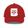 Personalized Sports Cap - Typographic with Custom Name -Embroidery Print - Red image 2