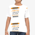 Personalized Kids Sports T-Shirt All Over Printed Products - Bold with Custom Name