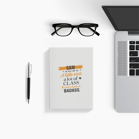 Personalized Notebook - Modern with Custom Name