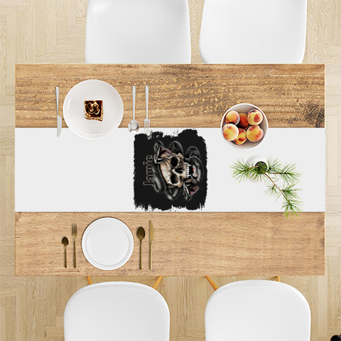 Personalized Accessory - Edgy with Custom Name - Tablerunner Accessories Accessory - White image 1