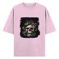 Personalized Oversized Classic T-Shirt - Edgy with Custom Name -DTG Print - intense skulls oversized classic t shirt