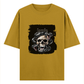 Personalized Oversized Classic T-Shirt - Edgy with Custom Name -DTG Print - intense skulls oversized classic t shirt