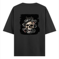 Personalized Oversized Classic T-Shirt - Edgy with Custom Name -DTG Print - intense skulls oversized classic t shirt