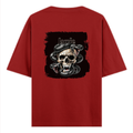 Personalized Oversized Classic T-Shirt - Edgy with Custom Name -DTG Print - intense skulls oversized classic t shirt