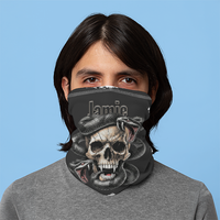 Personalized Accessory - Edgy with Custom Name - Face Bandana Accessories Accessory