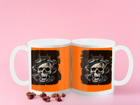 Personalized Color Coffee Mug - Edgy with Custom Name -DTG Print