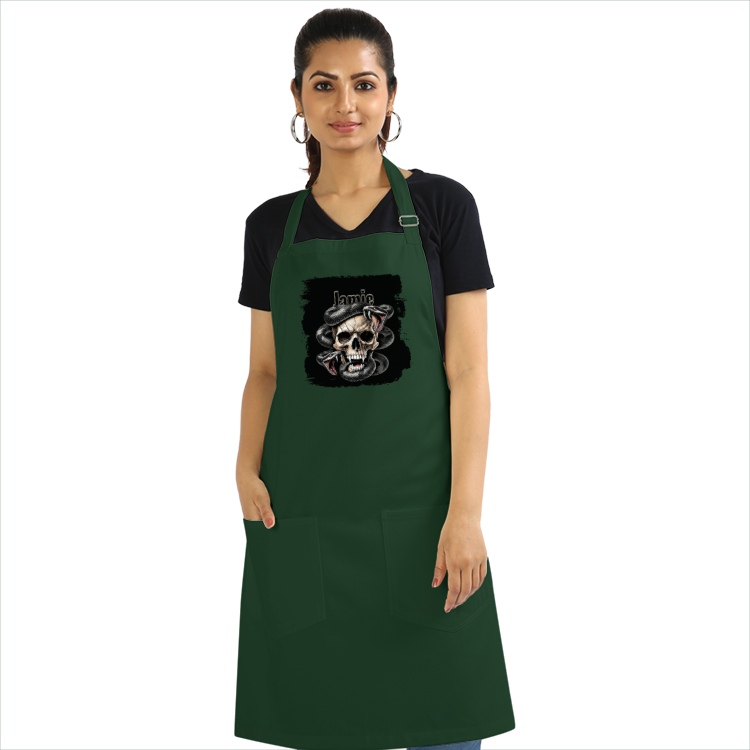 Personalized Apron - Edgy with Custom Name -DTG Print