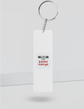 Personalized Keychain - Casual with Custom Name - White image 6