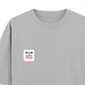 Personalized Oversized Classic T-Shirt - Casual with Custom Name -DTG Print - Grey Melange image 12