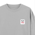 Personalized Oversized Classic T-Shirt - Casual with Custom Name -DTG Print - Grey Melange image 17