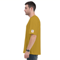 Personalized Oversized Classic T-Shirt - Casual with Custom Name -DTG Print - Mustard Yellow image 28