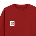Personalized Oversized Classic T-Shirt - Casual with Custom Name -DTF Print - Red image 12