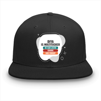 Personalized Classic Snapback Cap - Modern with Custom Name -DTG Print