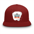 Personalized Classic Snapback Cap - Modern with Custom Name -DTG Print - Red image 2