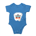 Personalized Rompers - Modern with Custom Name -DTF Print - Orchid Blue image 5