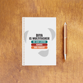 Personalized NotePad - Modern with Custom Name - White image 3