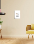white / A4 Poster
