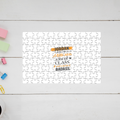 Personalized Jigsaw Puzzle - Graphic with Custom Name image 1