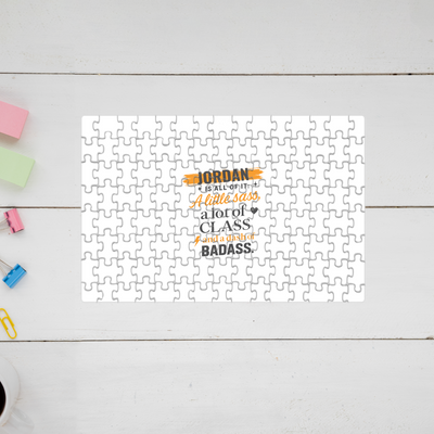 Personalized Jigsaw Puzzle - Graphic with Custom Name image 1