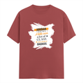 Personalized Male Classic Crew T-Shirt - Graphic with Custom Name -DTG Print - Coral image 5