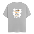 Personalized Male Classic Crew T-Shirt - Graphic with Custom Name -DTG Print - Grey Melange image 7