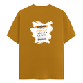 Personalized Male Classic Crew T-Shirt - Graphic with Custom Name -DTG Print - Mustard Yellow image 9