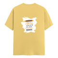 Personalized Female Classic Crew T-Shirt - Graphic with Custom Name -DTG Print - Yellow image 8