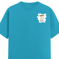 Personalized Female Classic Crew T-Shirt - Graphic with Custom Name -DTG Print - SkyBlue image 12
