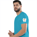 Personalized Female Classic Crew T-Shirt - Graphic with Custom Name -DTG Print - SkyBlue image 22
