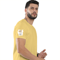 Personalized Female Classic Crew T-Shirt - Graphic with Custom Name -DTG Print - Yellow image 28