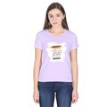 Personalized Female Classic Crew T-Shirt - Graphic with Custom Name -DTF Print - Lavender image 5