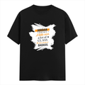 Personalized Male Classic Crew T-Shirt - Graphic with Custom Name -DTF Print - Black image 2