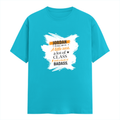 Personalized Male Classic Crew T-Shirt - Graphic with Custom Name -DTF Print - SkyBlue image 4