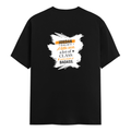 Personalized Male Classic Crew T-Shirt - Graphic with Custom Name -DTF Print - Black image 7