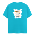 Personalized Male Classic Crew T-Shirt - Graphic with Custom Name -DTF Print - SkyBlue image 9