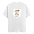 Personalized Male Classic Crew T-Shirt - Graphic with Custom Name -DTF Print - White image 6