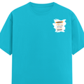 Personalized Male Classic Crew T-Shirt - Graphic with Custom Name -DTF Print - SkyBlue image 14