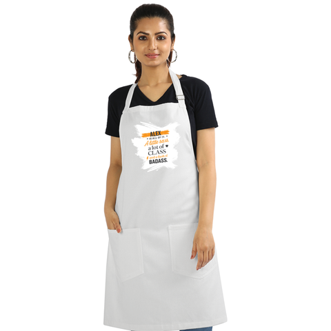 Personalized Apron - Graphic with Custom Name -DTG Print