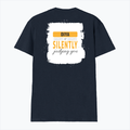 Personalized Male V Neck T-Shirt - Typographic with Custom Name -DTG Print - Navy Blue image 7