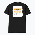 Personalized Male V Neck T-Shirt - Typographic with Custom Name -DTF Print - Black image 7