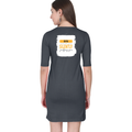 Personalized Female T-Shirt Dress - Typographic with Custom Name -DTG Print - Navy Blue image 8