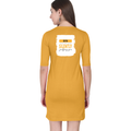 Personalized Female T-Shirt Dress - Typographic with Custom Name -DTF Print